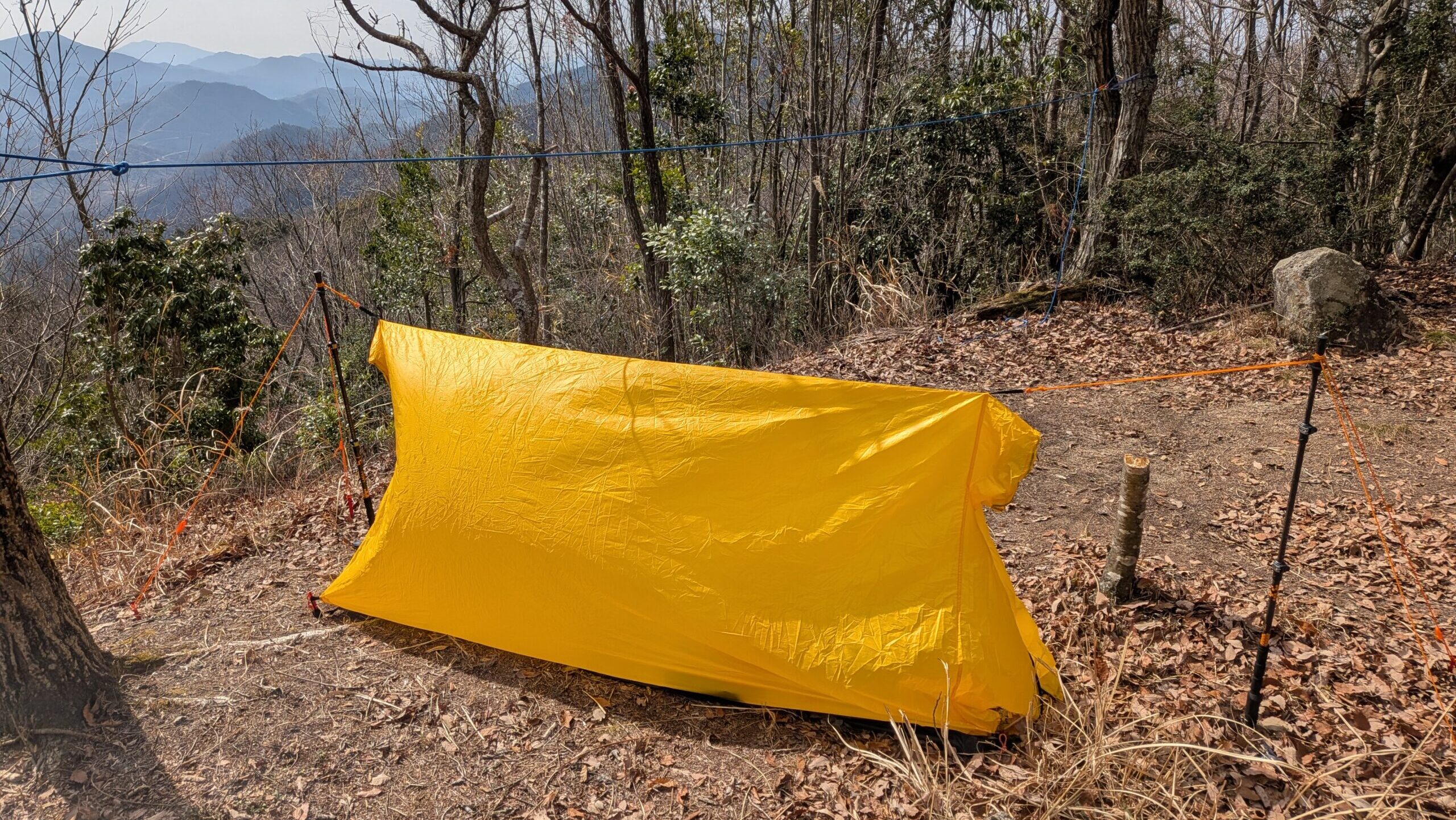 ツェルト練習と体感で山あそび